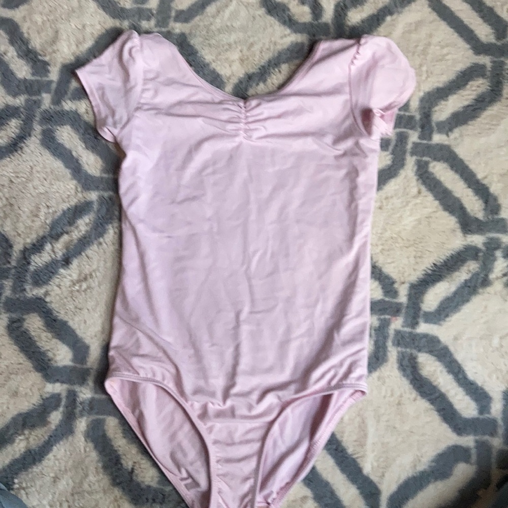 Girls pink leotard